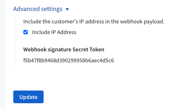 Enabling the caller IP field in the CallRail webhook payload